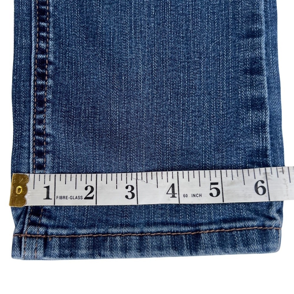 M Jeans by Maurices Straight Mid Rise Dark Sandblast Blue 0 Reg 737785 - Picture 14 of 15